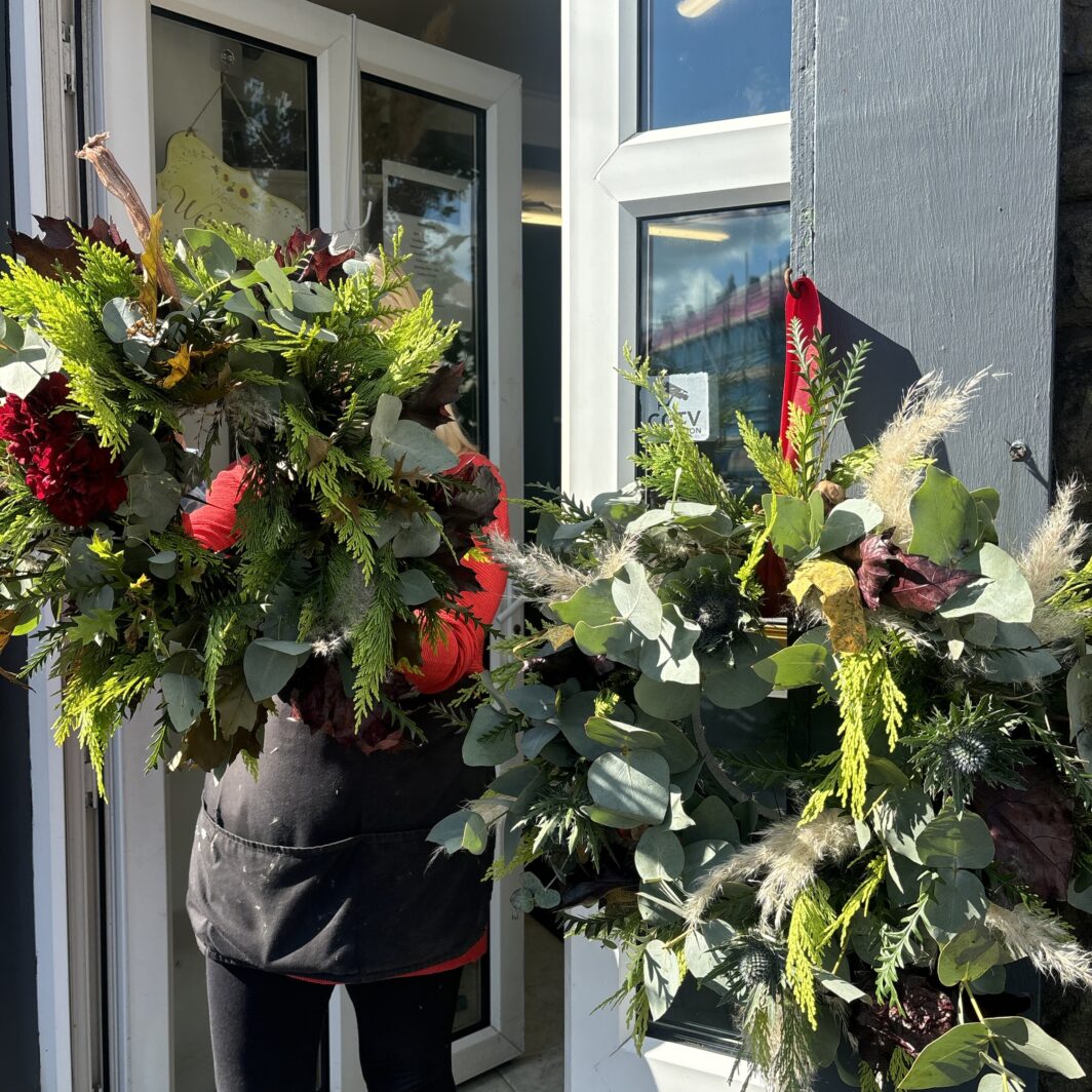Autumn door wreath